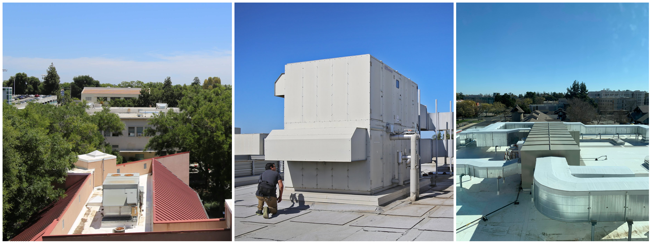 different air handlers at UC Davis