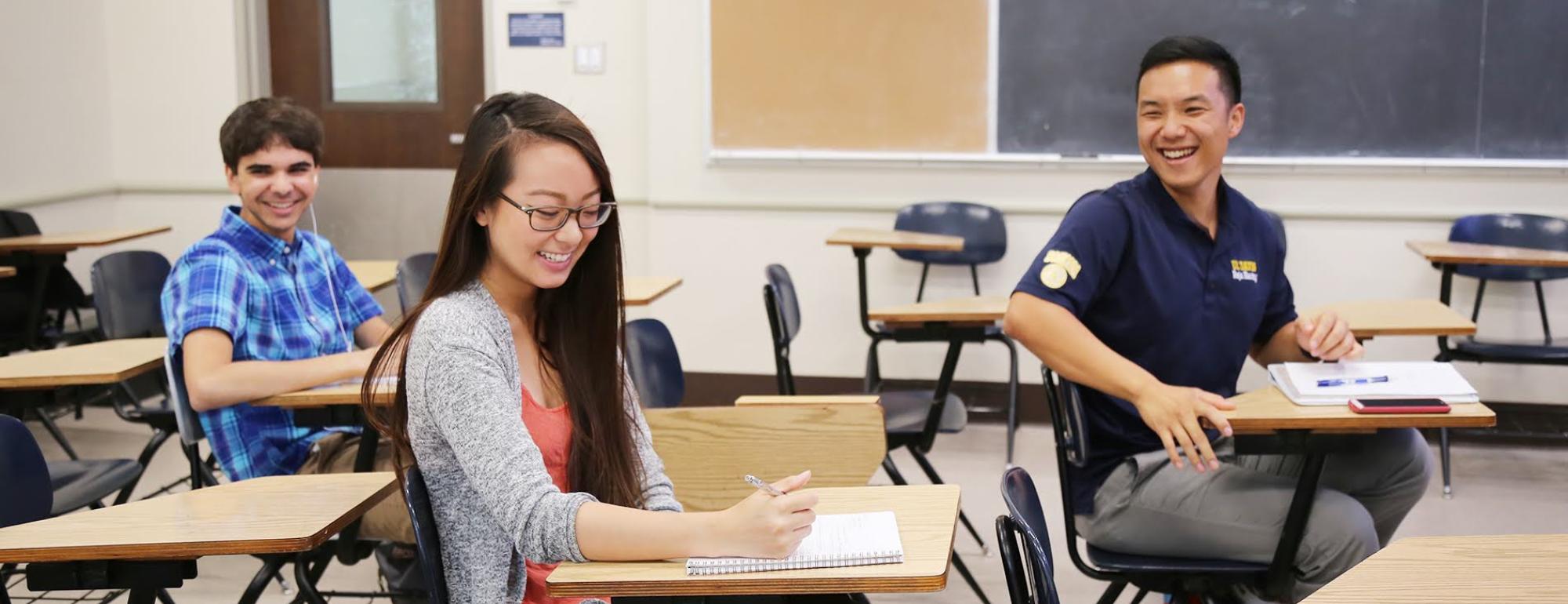 students in an classroom